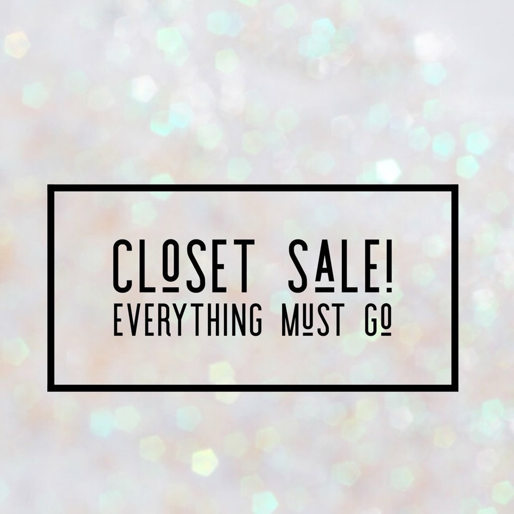 EVERYTHING MUST GO SALE!! 🛍️🛍️